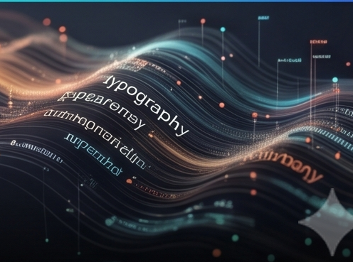 Short story — flowing typography